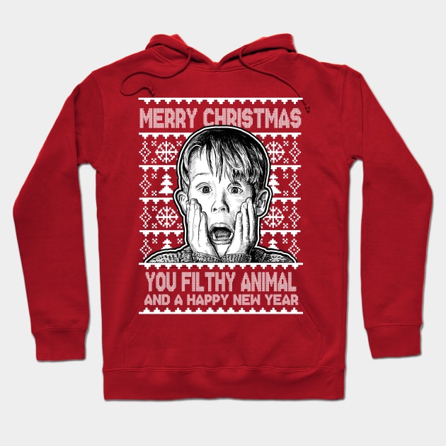 Merry Christmas Hoodie by BER